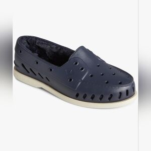 SPERRY | WOMENS Float Cozy Cut-Outs Slip On Navy Shoes Various Sizes